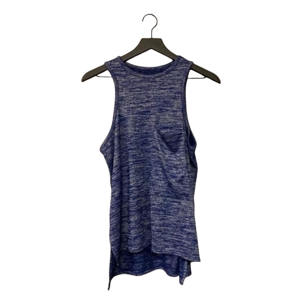 RAG & BONE/JEAN Heathered Blue Pocket Tank